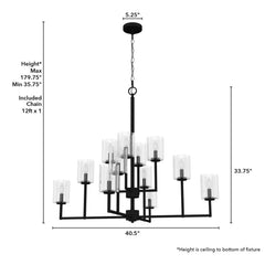 Kerrison 12 Light Chandelier