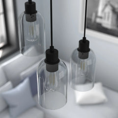Lochemeade Smoked Glass 1 Light Mini Pendant