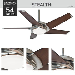 Stealth DC with LED Light 54 inch