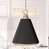 Klein 3 Light Metal Pendant 16 inch