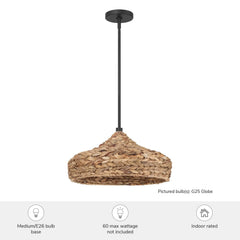 Cambria 1 Light Large 18 Inch Pendant