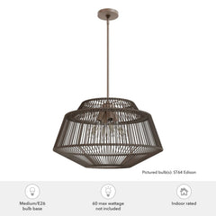 Brookhollow 4 Light Large Pendant