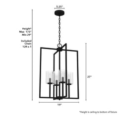 Kerrison 4 Light Small Foyer Pendant