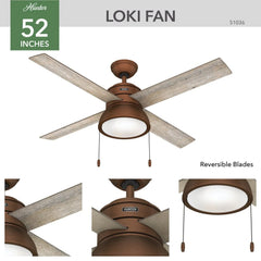 52 INCH LOKI WITH LED LIGHT