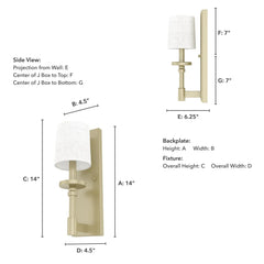 Briargrove Wall Sconce 1 Light