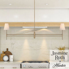 Camelia Stem Jasmine Roth 2 Light Linear Chandelier