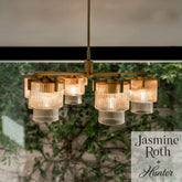 Ontario Jasmine Roth 5 Light Medium 27 Inch Chandelier