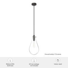 Lundin Pendant 1 Light 9 inch