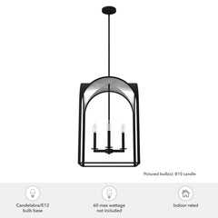 Dukestown Pendant 4 Light 18 inch