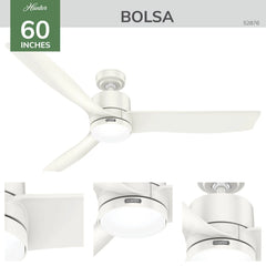 Bolsa 60 inch with LED Light and Remote