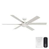 Melia Outdoor ENERGY STAR DC with LED Light 65 inch with remote and wall control