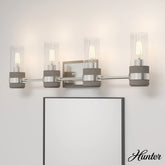 River Mill 4 Light Vanity