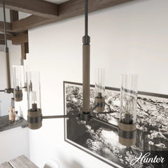River Mill 3 Light Chandelier