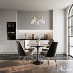 5 Light Medium 26 Inch Chandelier