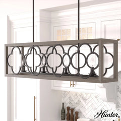 Gablecrest 4 Light Linear Chandelier