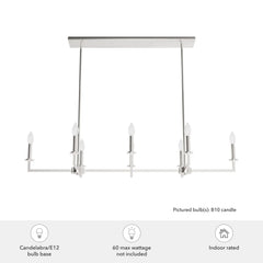 Bearden 8 Light Linear Chandelier