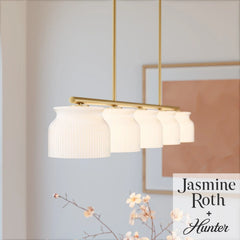 Harlowe Jasmine Roth 5 Light Large 51 Inch Linear