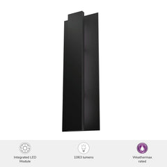 Canoga Jasmine Roth Outdoor WeatherMax LED Large 20 Inch Wall Light
