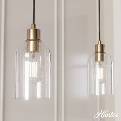 Lochemeade Clear Seeded Glass 1 Light Mini Pendant