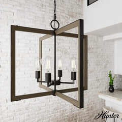 Woodburn 4 Light 24 Inch Foyer Pendant