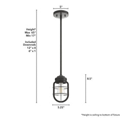 Starklake 1 Light Mini Pendant