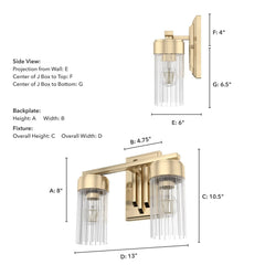 Gatz 2 Light Vanity