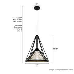 Rafner Large Pendant