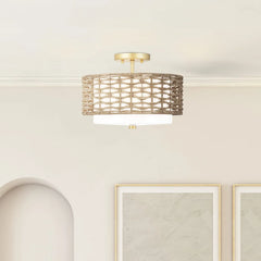 Laila 2 Light Large 14 Inch Semi Flush