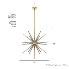 Jupiter Star Pendant 30 inch