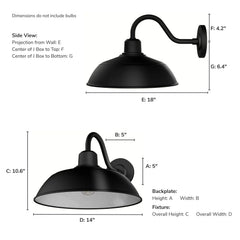 Mill Valley Outdoor WeatherMax 1 Light 14 Inch Medium Wall Light