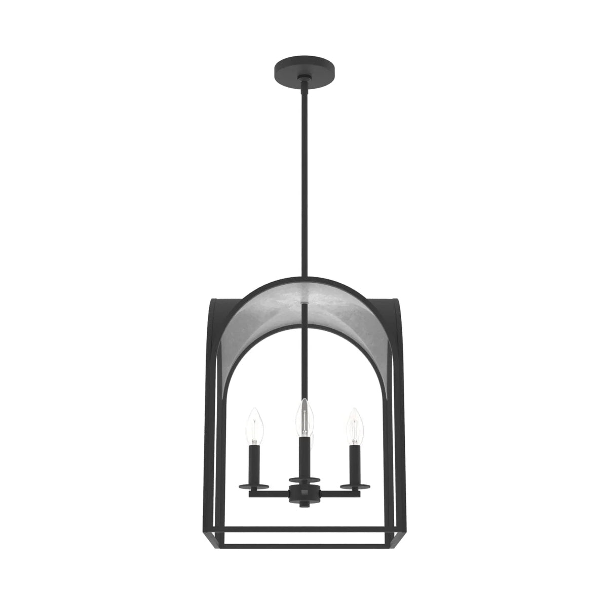Dukestown Lantern Pendant 4 Light 15 in