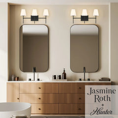 Camelia Stem Jasmine Roth 3 Light Vanity