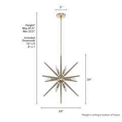 Jupiter Star Pendant 24 Inch