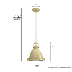 1 Light  Bridgemoor Pendant