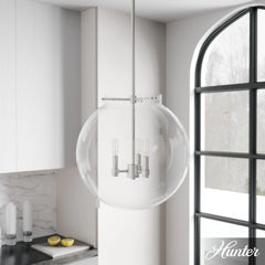 Sacha Globe Pendant 3 Light