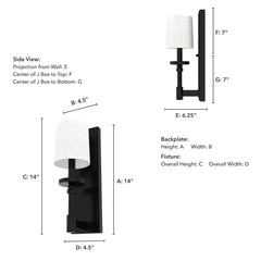 Briargrove 1 Light Wall Sconce