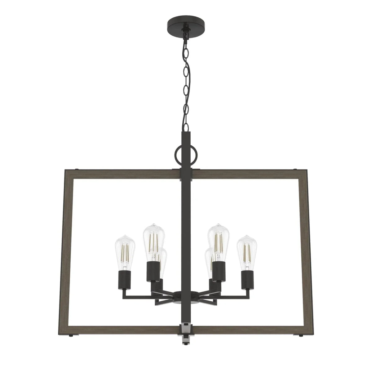 Woodburn 6 Light 30 Inch Foyer Pendant