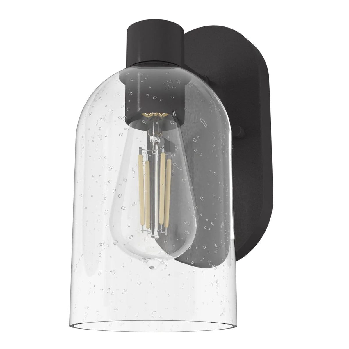 Lochemeade Clear Seeded Glass 1 Light Sconce