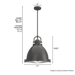 Bridgemoor 3 Light Pendant