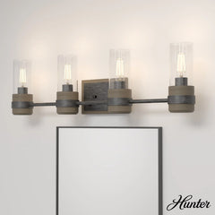River Mill 4 Light Vanity
