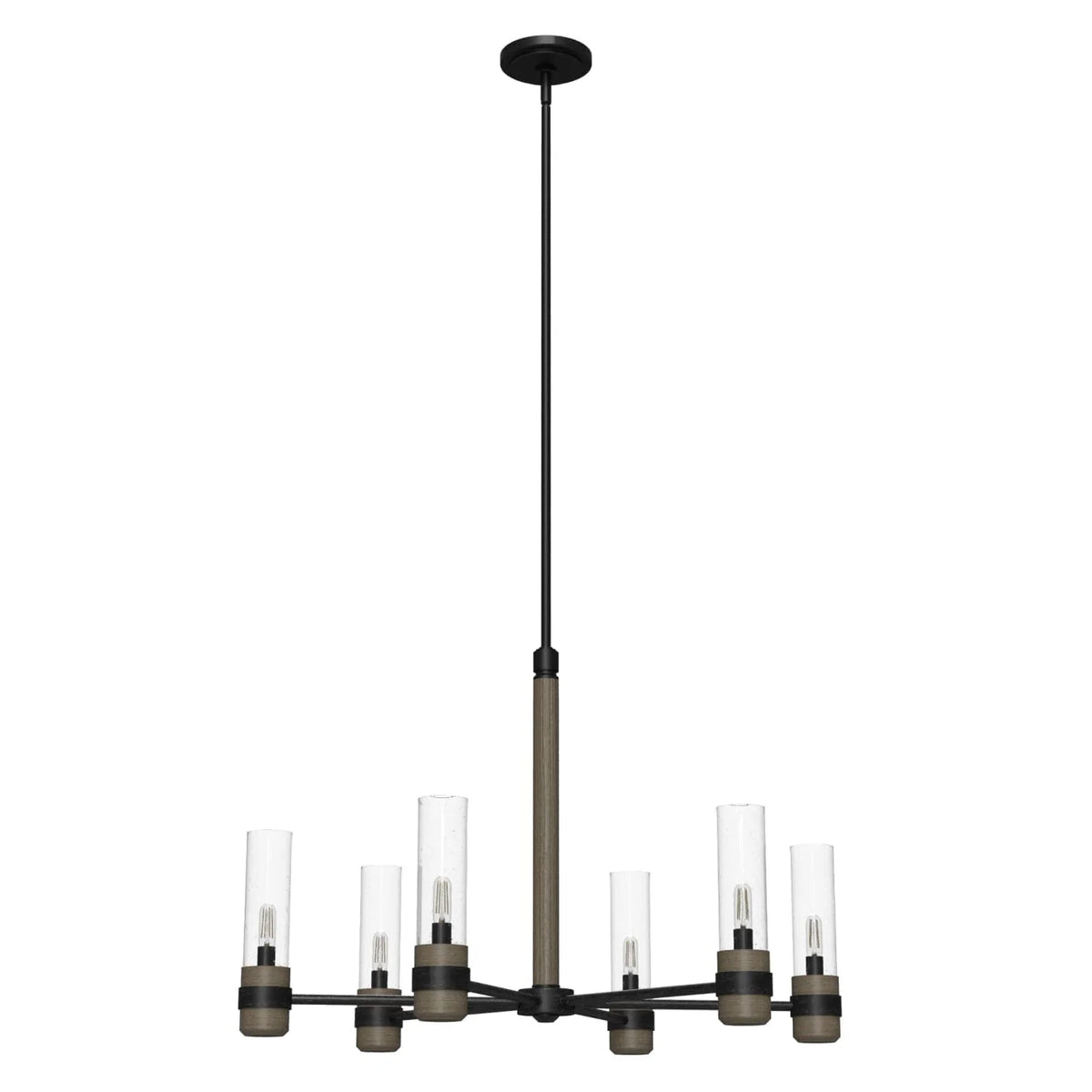 River Mill 6 Light Chandelier