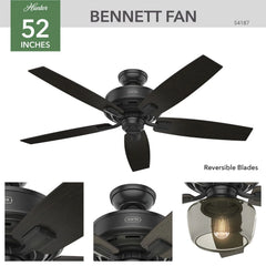 Bennett with Light 52 inch