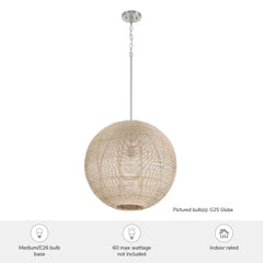 Berkeley 1 Light Large 22 Inch Pendant