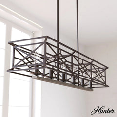 Langwood 6 Light Linear Chandelier