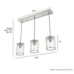 Astwood Linear Cluster 3 Light