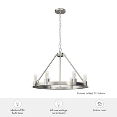 Saddlewood Chandelier 6 Light