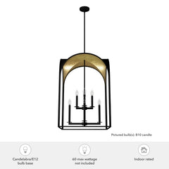 Dukestown 8 Light Pendant 22 inch