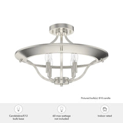 Perch Point 4 Light Semi-Flush Mount