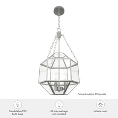 Indria 3 Light Pendant 15 inch