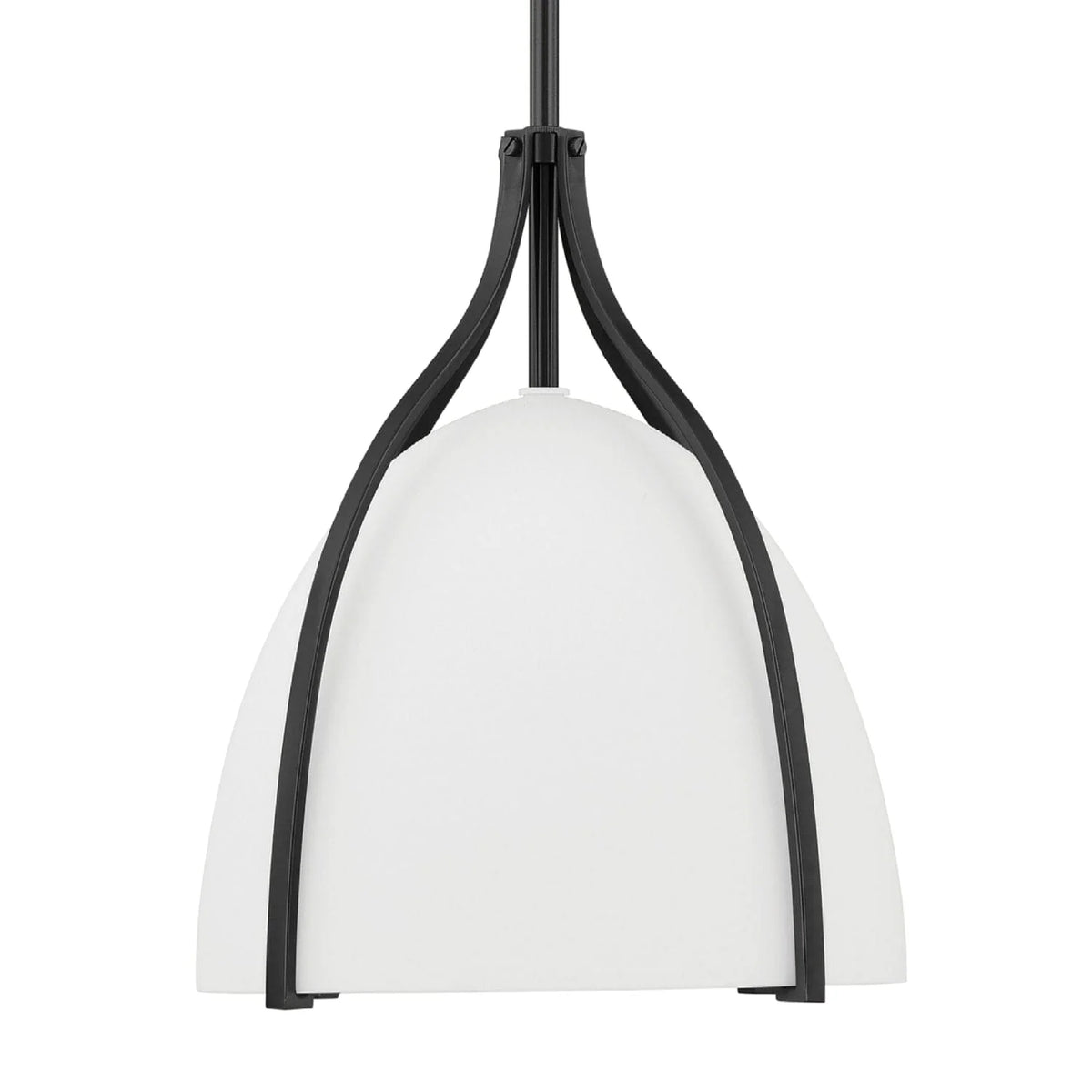 Arcelia White Glass 1 Light Medium 12 Inch Pendant